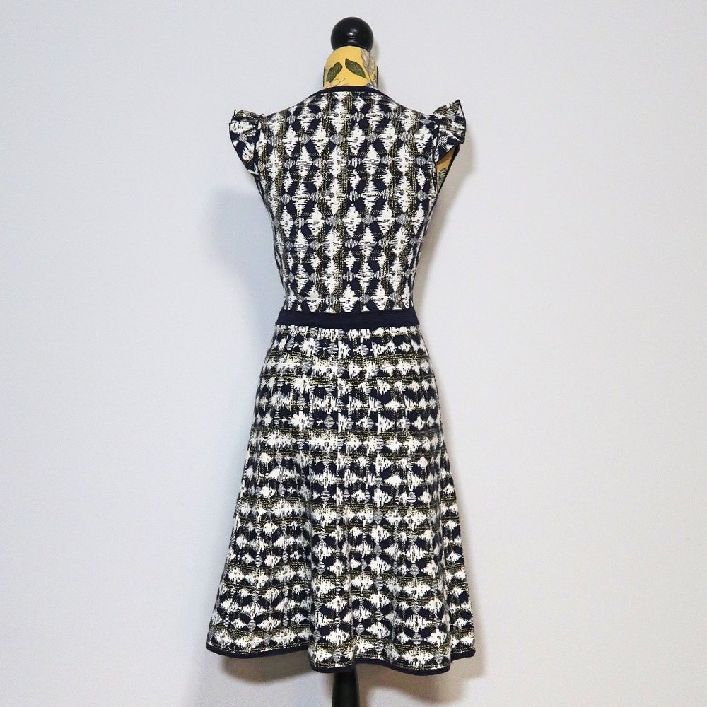Rw&Co Geometric Pattern Midi Dress Small View 2
